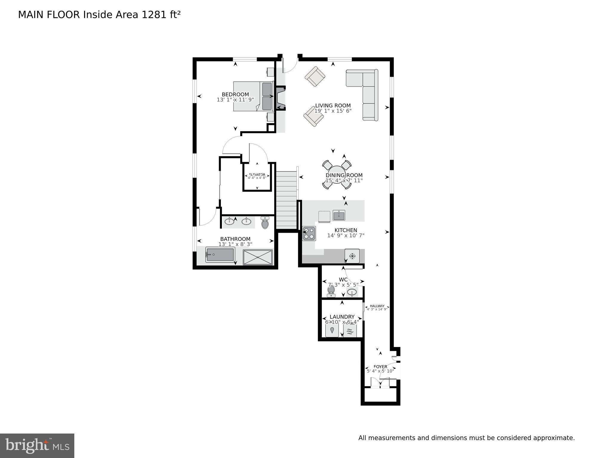 3052 R Street Northwest, Unit 307 Washington, DC 20007 - Photo 64 of 66 1st Floor w/Large Laundry Room & Private Elevator