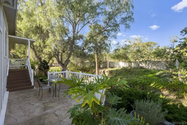 a view of outdoor space and garden
