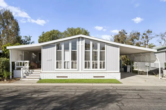 front view of a house with a porch