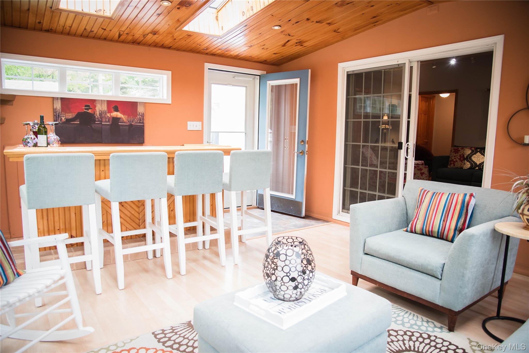502 Myers Road Neversink, NY 12765 - Photo 28 of 38 a living room with furniture wooden floor and a large window