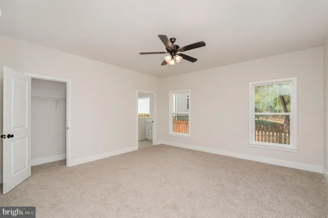 a view of an empty room