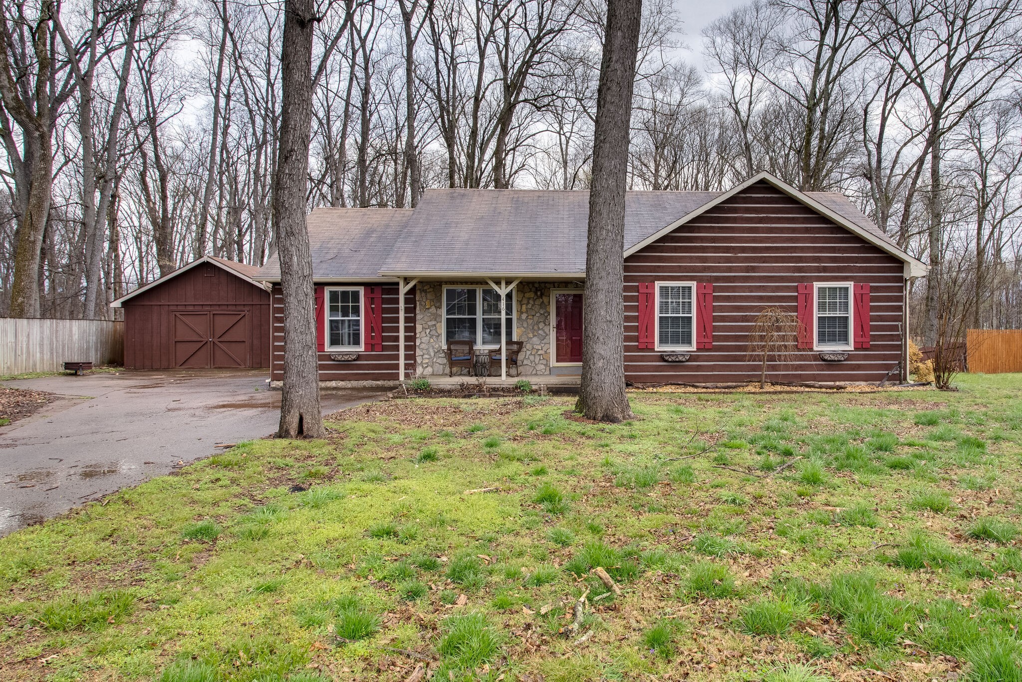 416 Karstridge Road Smyrna, TN 37167 - Photo 25 of 25 a front view of a house with garden