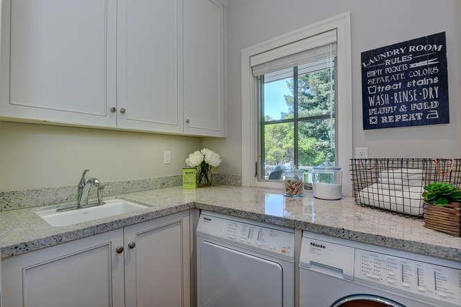 2324 Crest Lane Menlo Park, CA 94025 - Photo 19 of 42 a kitchen with a sink cabinets and window