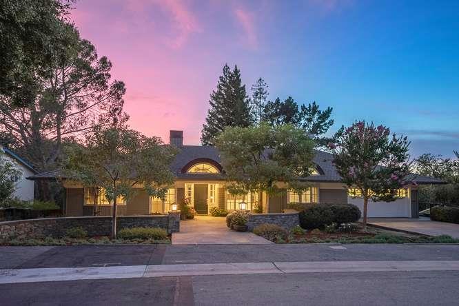 2324 Crest Lane Menlo Park, CA 94025 - Photo 2 of 42 a front view of a house with a yard