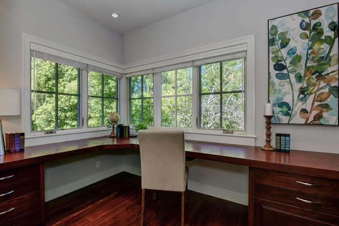 2324 Crest Lane Menlo Park, CA 94025 - Photo 23 of 42 a kitchen with a large window and cabinets