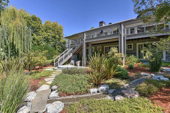 2324 Crest Lane Menlo Park, CA 94025 - Photo 33 of 42 a front view of a house with a yard