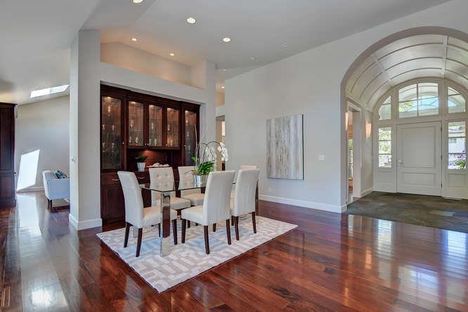 2324 Crest Lane Menlo Park, CA 94025 - Photo 10 of 42 a view of a dining room with furniture window and wooden floor