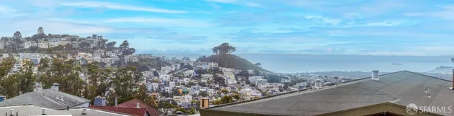 a view of a city from a terrace