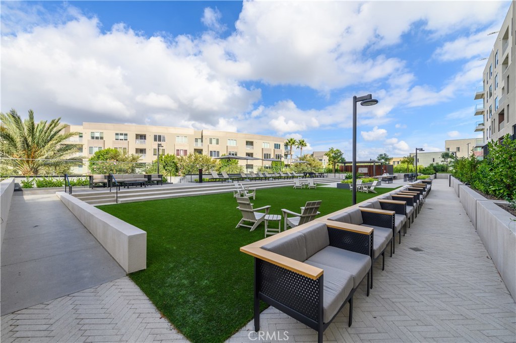 3608 Rivington Irvine, CA 92612 - Photo 53 of 74 a view of a garden with lawn chairs
