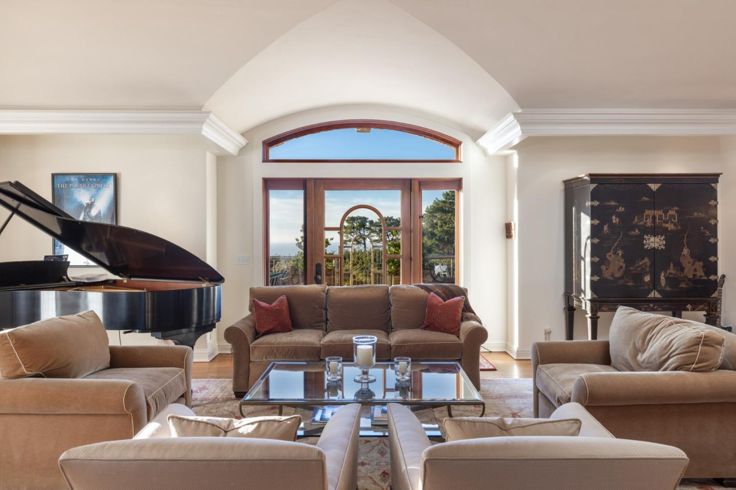 72 Fern Canyon Road Carmel, CA 93923 - Photo 8 of 66 a living room with furniture and a large window