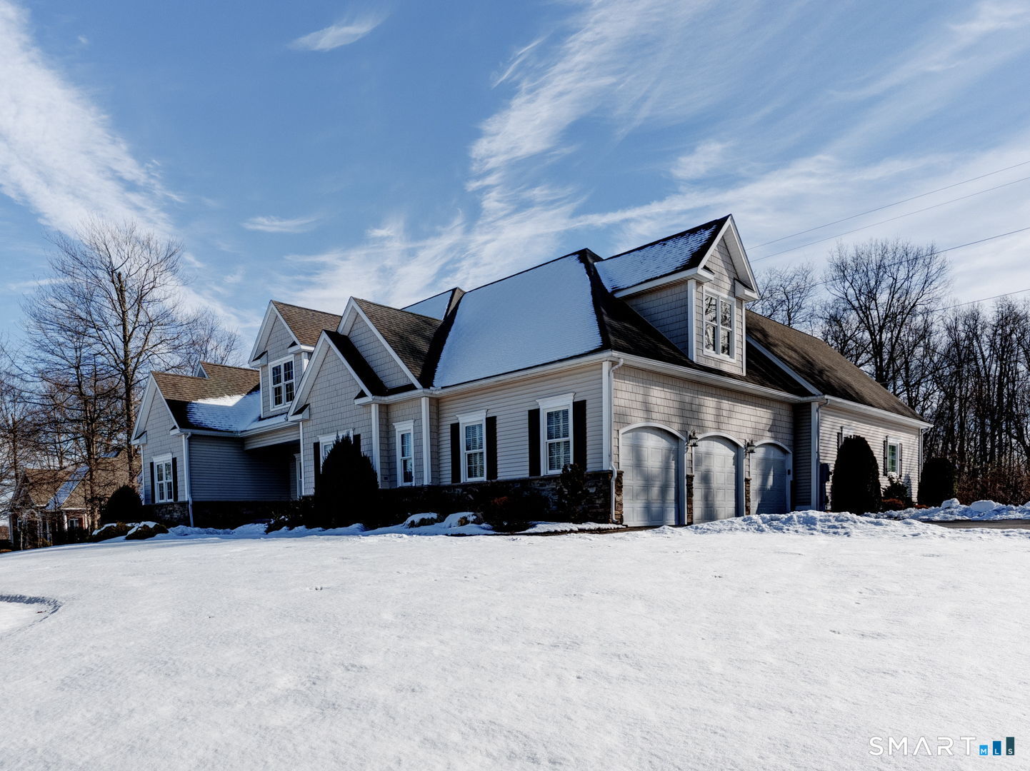 254 Sunset Ridge Rocky Hill, CT 06067 - Photo 2 of 40 a view of a house with a yard covered in snow