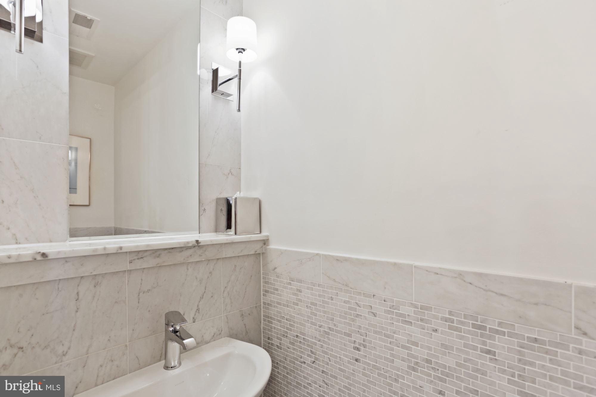 1916 12th Street Northwest, Unit 2 Washington, DC 20009 - Photo 12 of 29 First floor powder room