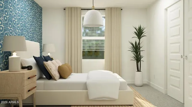 a bathroom with a sink vanity and a mirror