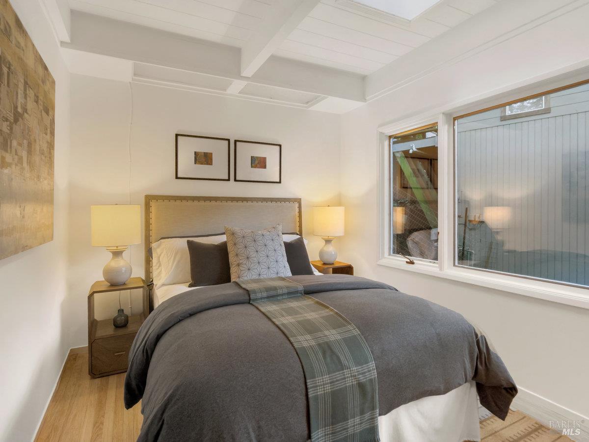 300 Hazel Avenue Mill Valley, CA 94941 - Photo 15 of 50 a bedroom with a bed and a window