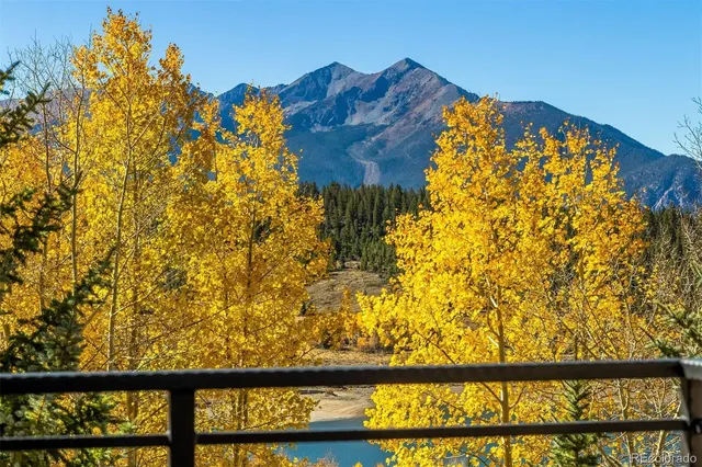 a view of a sky from a lake
