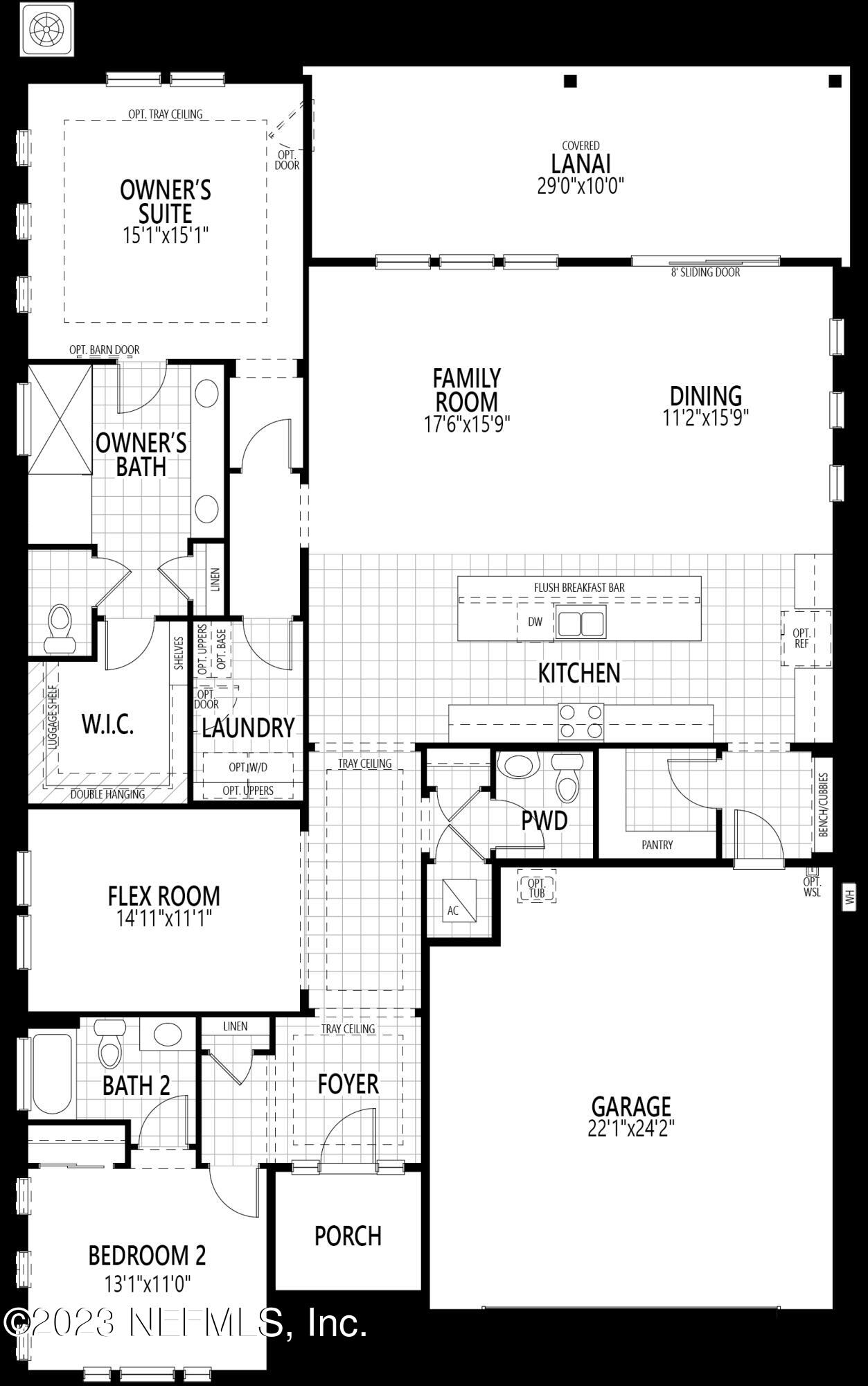 283 Pinellas Way St. Johns, FL 32259 - Photo 71 of 71 Bridge_Floorplan_WaterSong