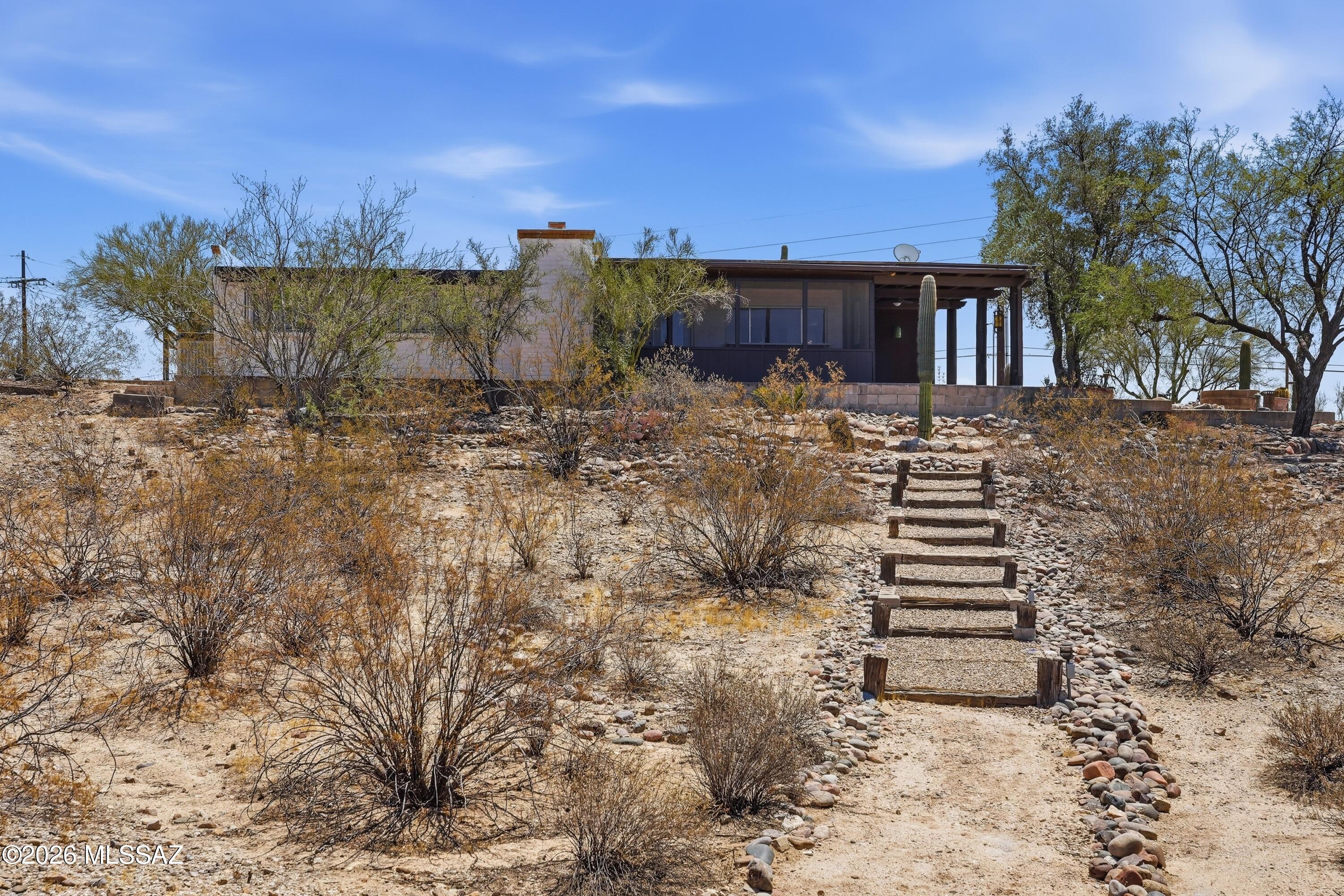 5000 West Cortaro Farms Road Tucson, AZ 85742 - Photo 28 of 40 Path to house from horse facilities
