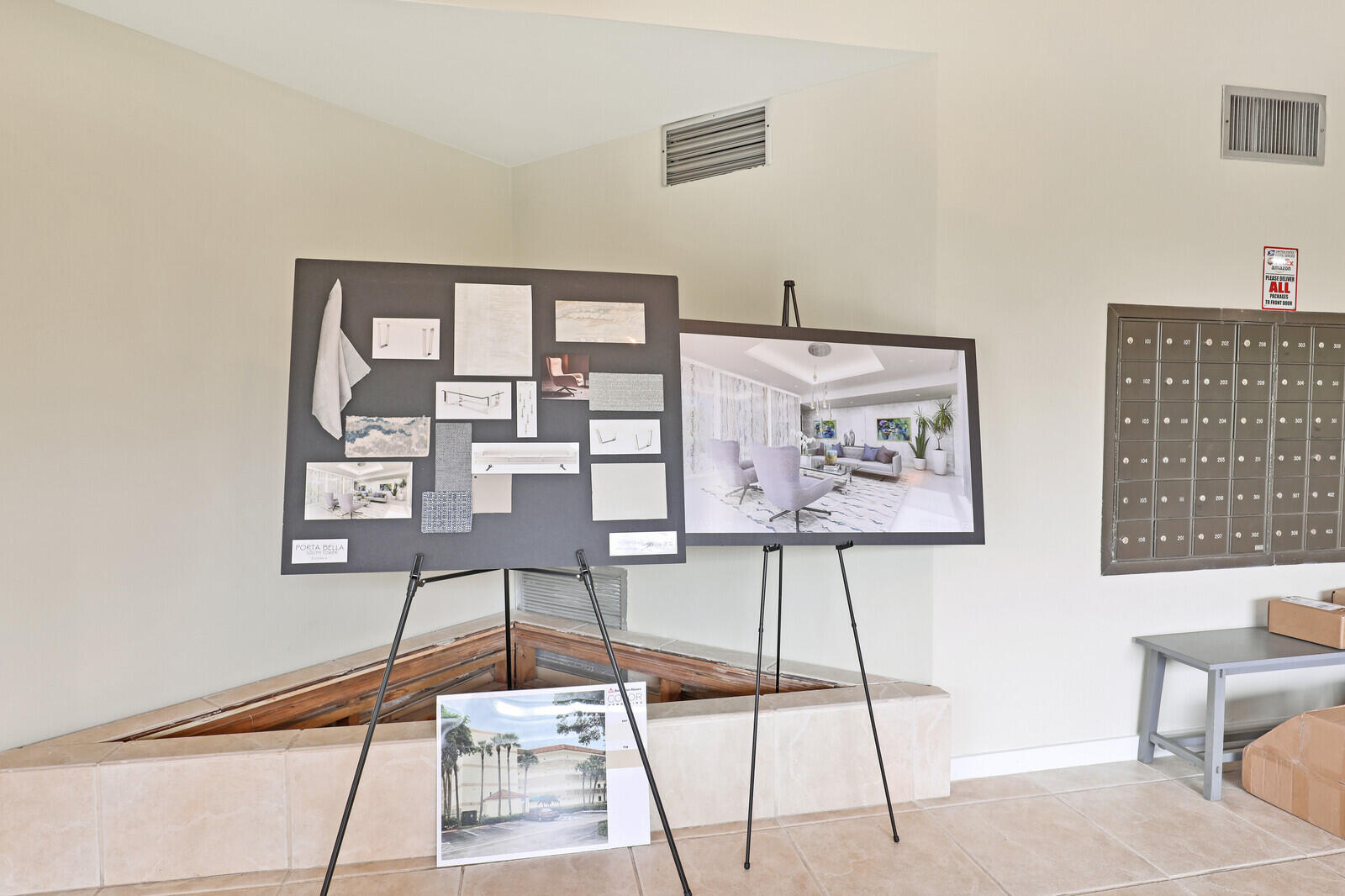 800 Jeffery Street, Unit 201 Boca Raton, FL 33487 - Photo 43 of 50 Rendering of Lobby Renovation