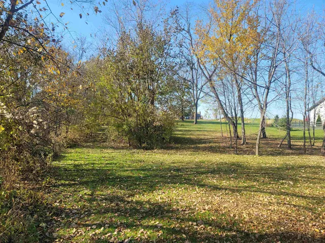 a view of road with trees