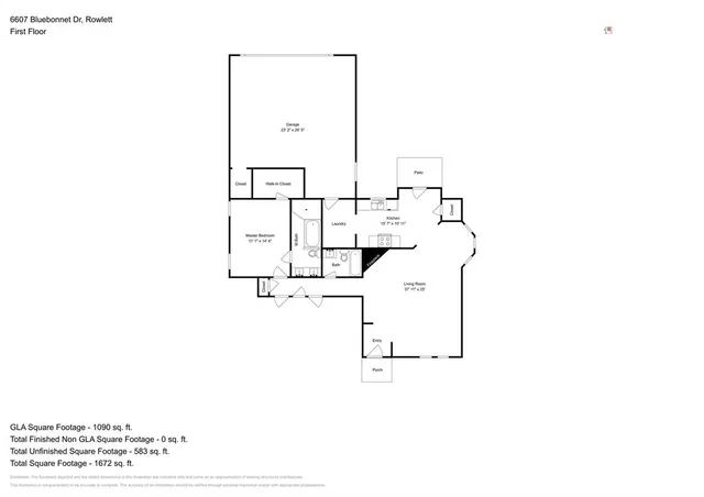$1,925 | 6607 Bluebonnet Drive, Rowlett, TX 75089