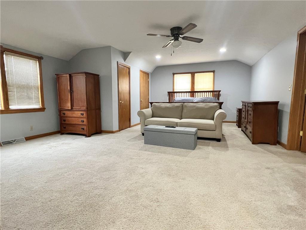 2045 Eastbrook Road New Castle, PA 16101 - Photo 11 of 23 a living room with furniture and a ceiling fan