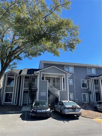 a car parked in front of a building