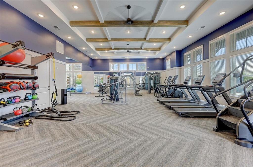 4000 Mill Spring Circle, Unit 4433 Oakwood, GA 30566 - Photo 23 of 28 a view of a room with gym equipment