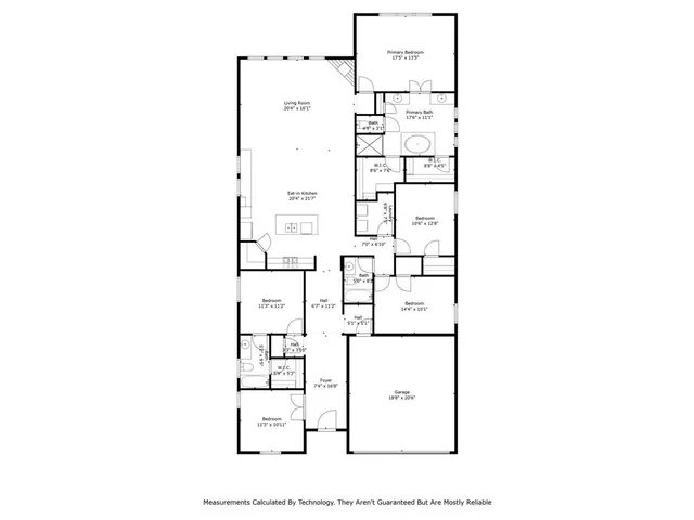 a view of a lake with a city