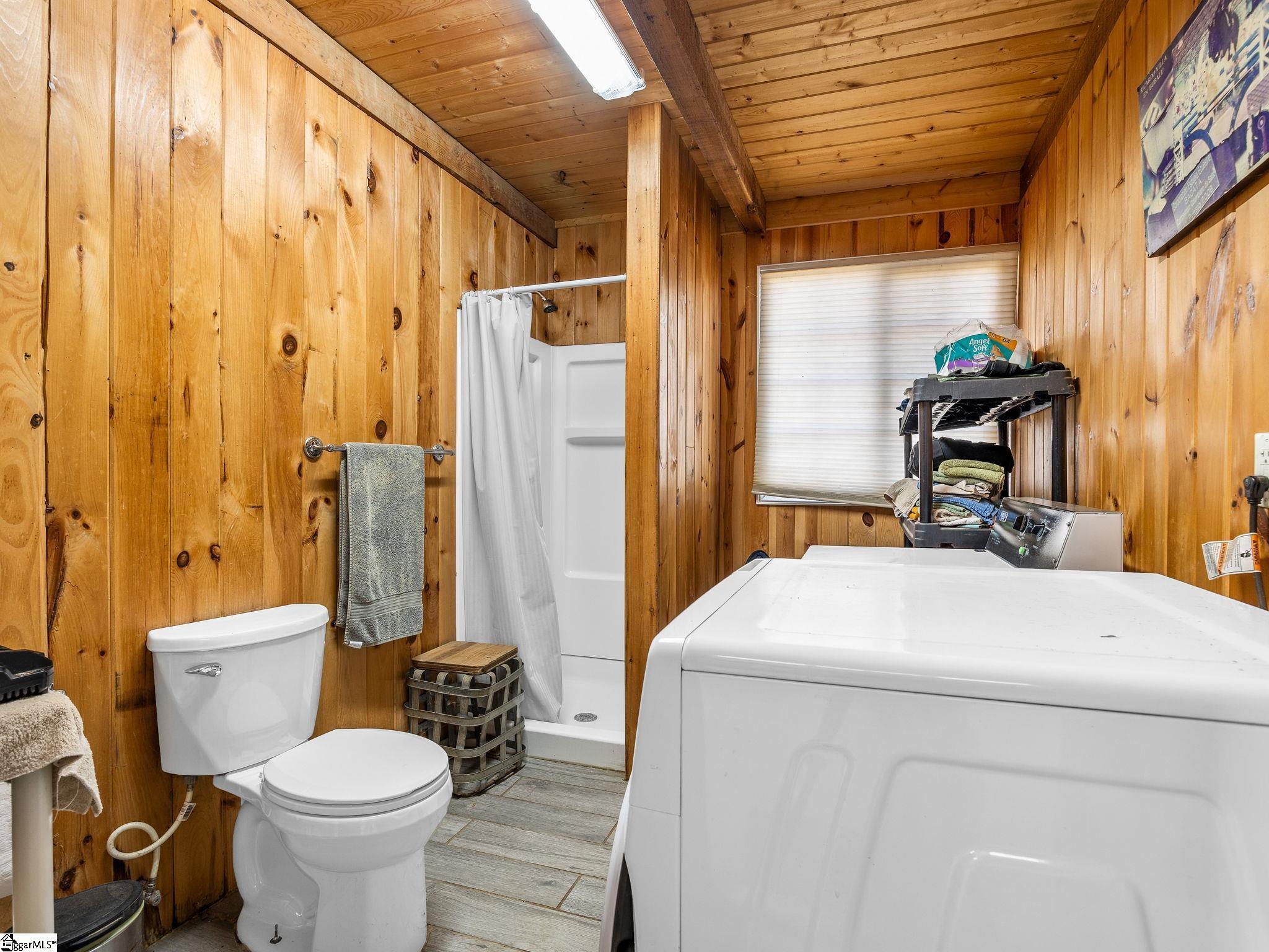 145 Dickson Road Campobello, SC 29322 - Photo 13 of 50 There is a full bath w/shower in the main barn, as well as a washer and dryer