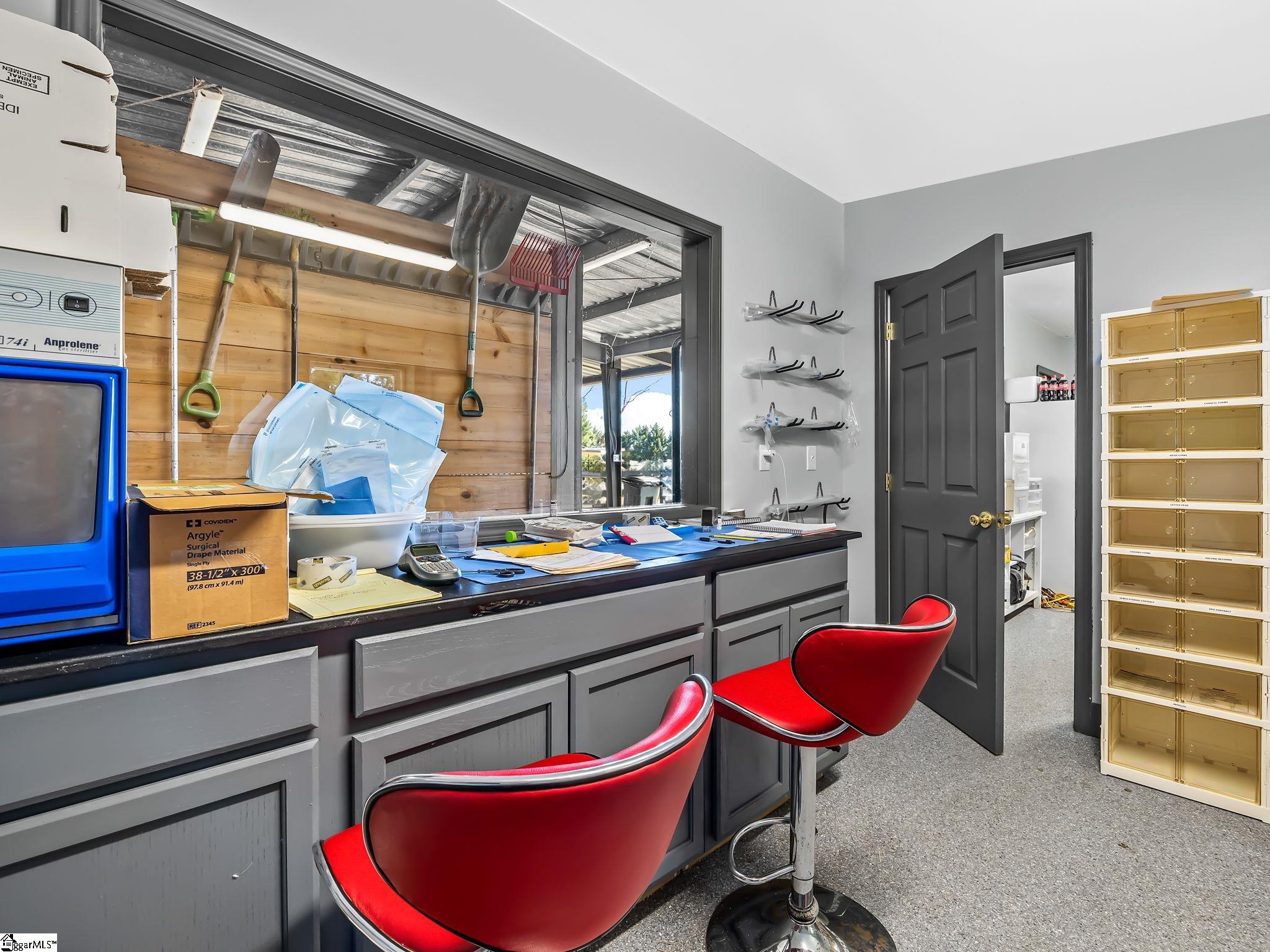 145 Dickson Road Campobello, SC 29322 - Photo 15 of 50 The 2nd barn has a large office/vet room.