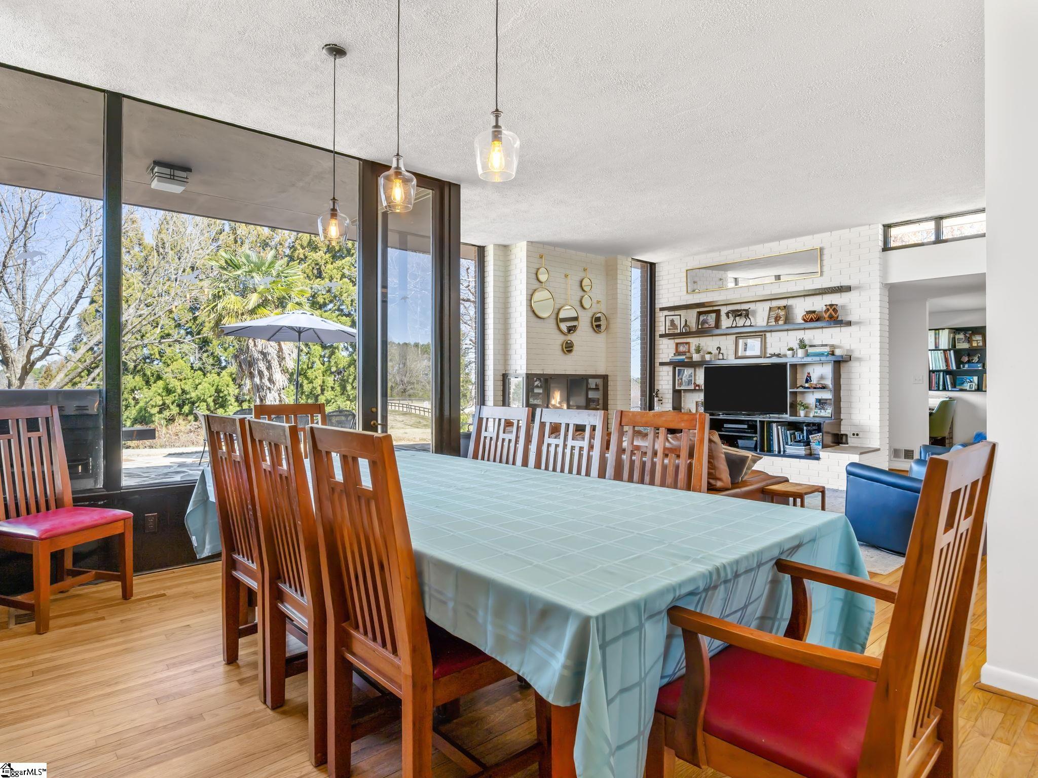 145 Dickson Road Campobello, SC 29322 - Photo 19 of 50 Dining Area view into the Living Area