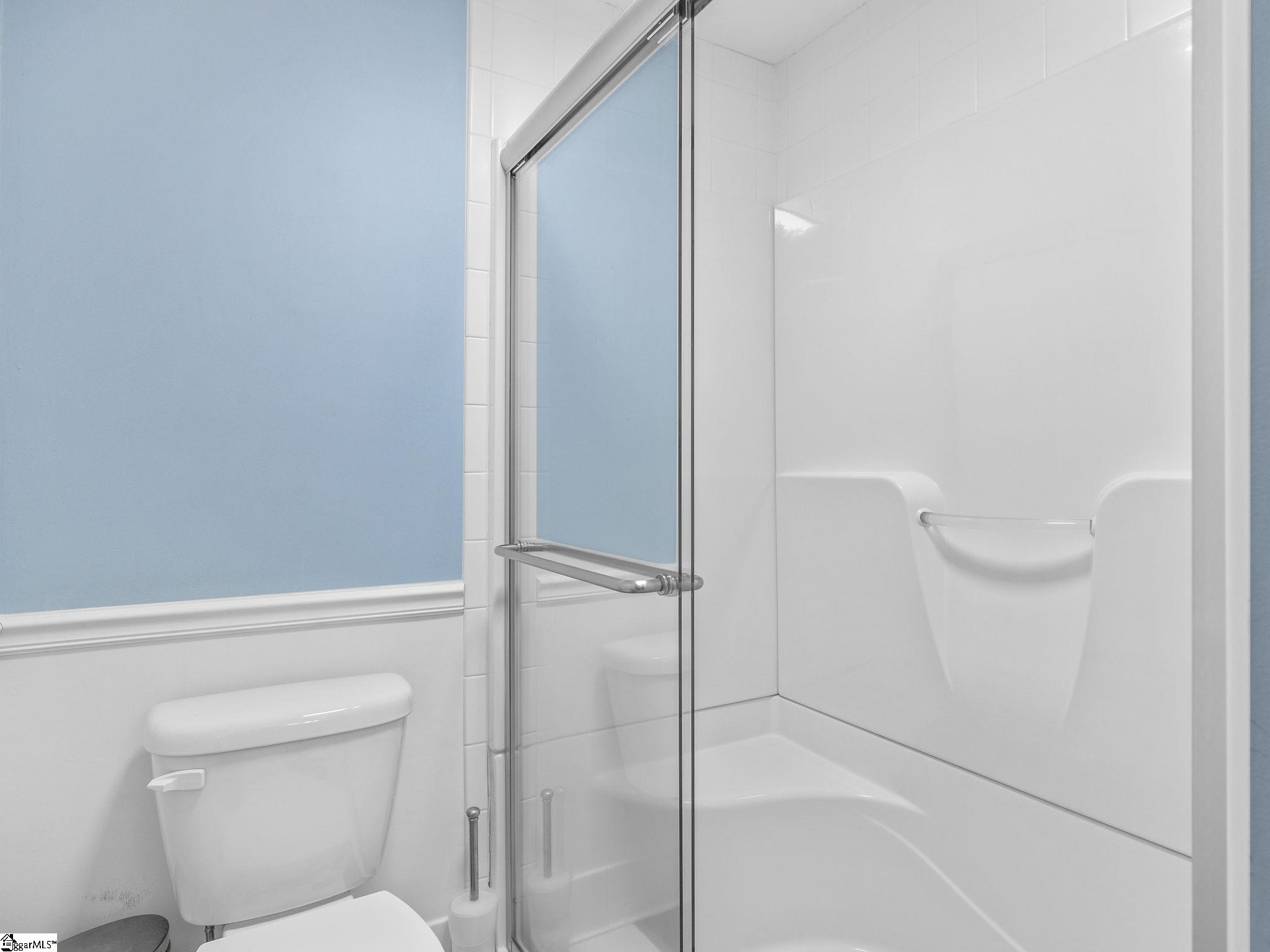 145 Dickson Road Campobello, SC 29322 - Photo 36 of 50 This bathroom has shared entry from bedrooms 2 & 3.