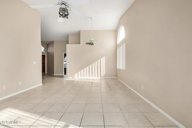 a sunset view with palm trees