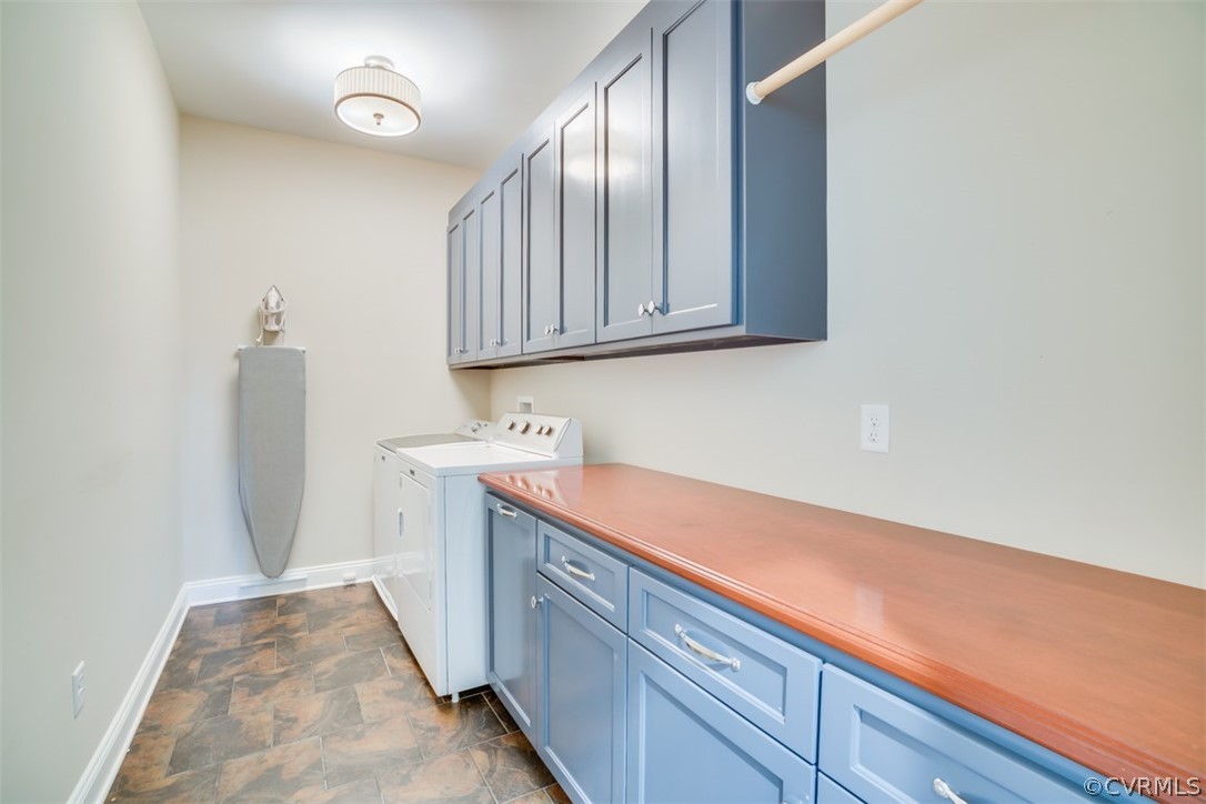 556 Raleigh Manor Road Henrico, VA 23229 - Photo 32 of 41 Second level laundry with storage and folding area