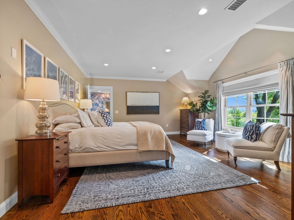 50 Temple Road Wellesley, MA 02482 - Photo 19 of 37 a bed room with a bed and a couch