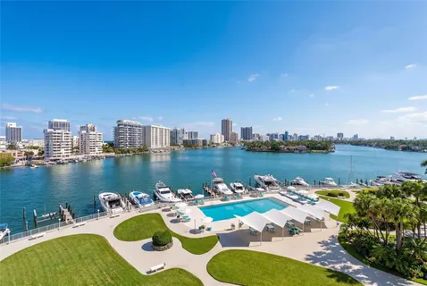 a view of a lake with outdoor space