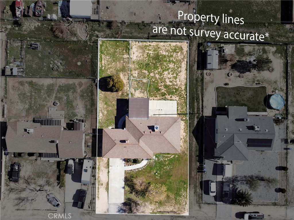 11135 Truchas Road Apple Valley, CA 92308 - Photo 33 of 35 an aerial view of residential houses with outdoor space