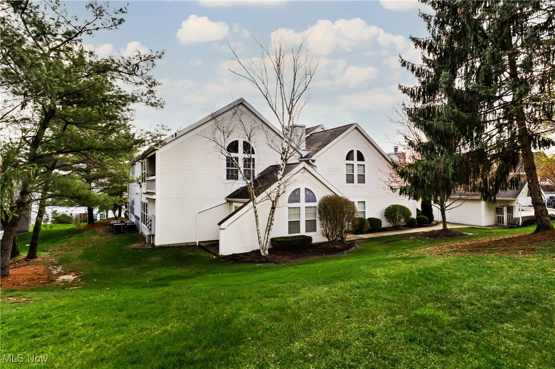 View of front of home with a front yard