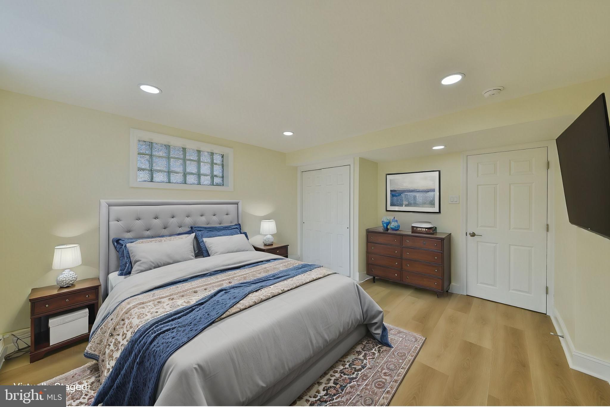 141 Zane Avenue, Unit A Jenkintown, PA 19046 - Photo 14 of 17 Bedroom with ample closet space V Staged