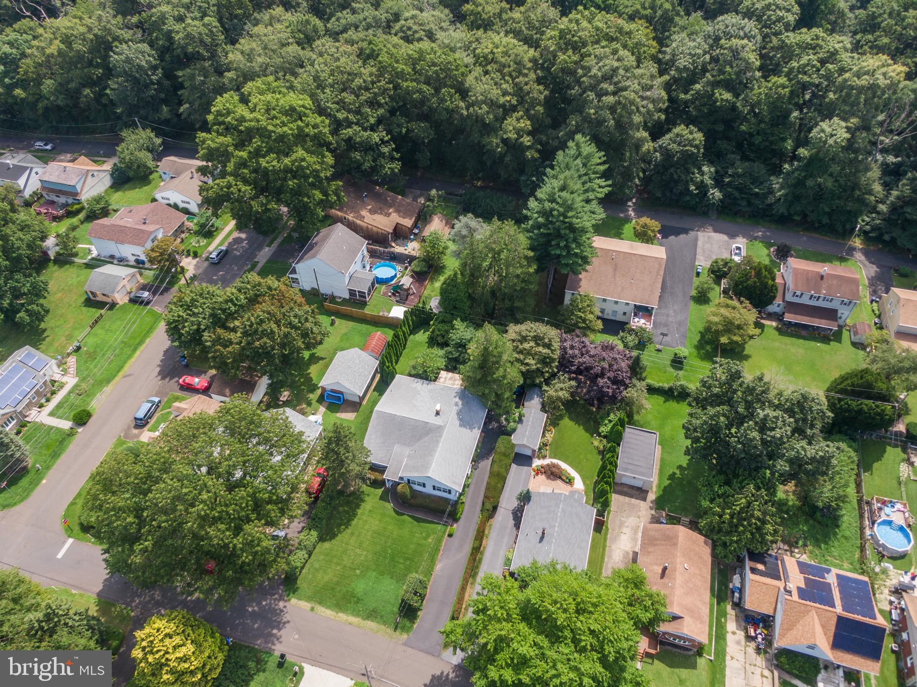 141 Zane Avenue, Unit A Jenkintown, PA 19046 - Photo 2 of 17 Aerial view of spacious lot and surroundings