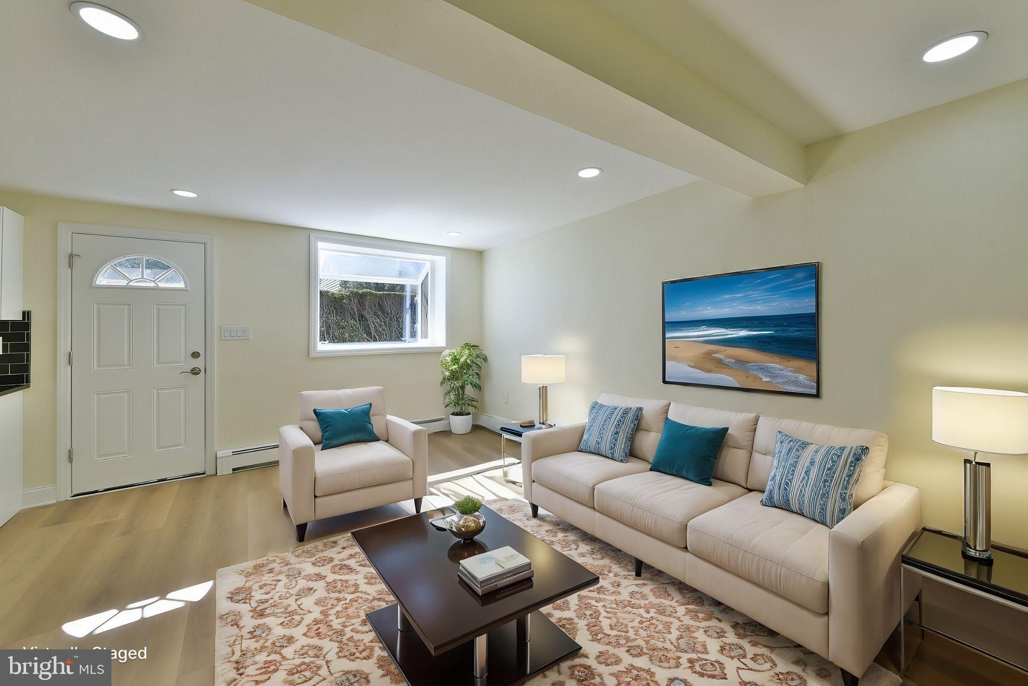 141 Zane Avenue, Unit A Jenkintown, PA 19046 - Photo 8 of 17 Large Living Room V Staged