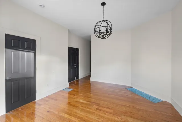 a car parked in front of a house