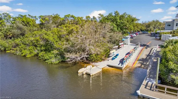 a view of a porch with furniture and a window