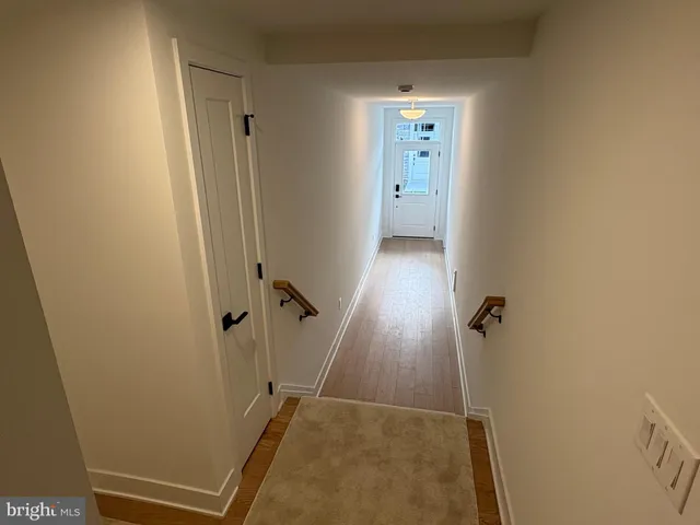 a view of empty room with windows