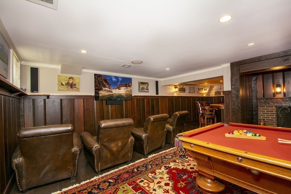10 River Road Cohasset, MA 02025 - Photo 36 of 42 a room with furniture pool table and flat screen tv
