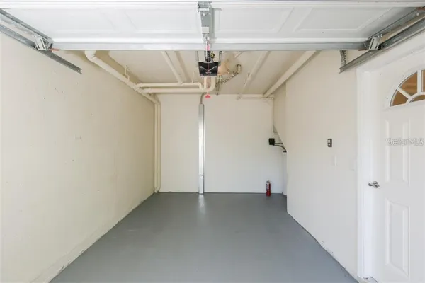 a view of a room with rack on the wall