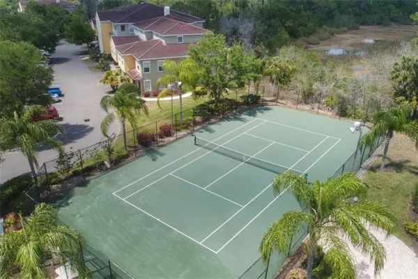 a view of a tennis court
