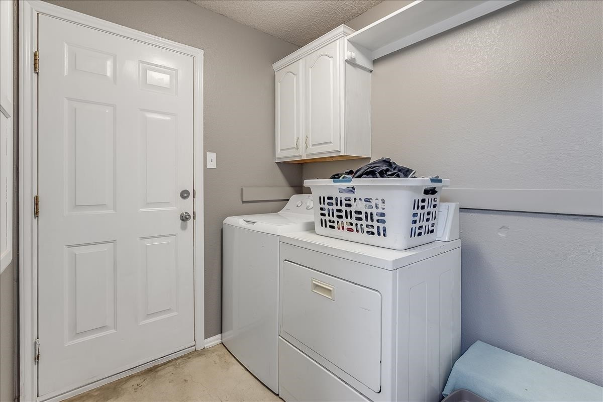 5307 69th Street Lubbock, TX 79424 - Photo 11 of 22 a utility room with dryer and washer