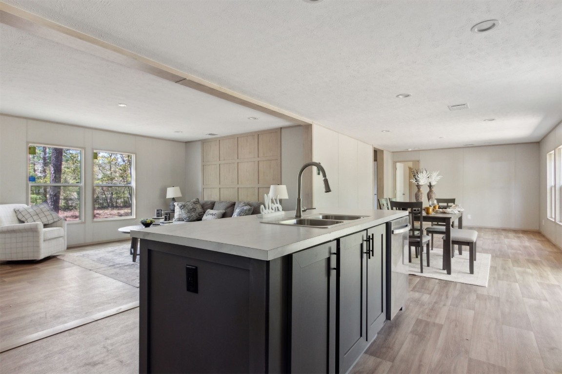 54178 Bea Road Callahan, FL 32011 - Photo 20 of 36 a kitchen with sink and view of living room