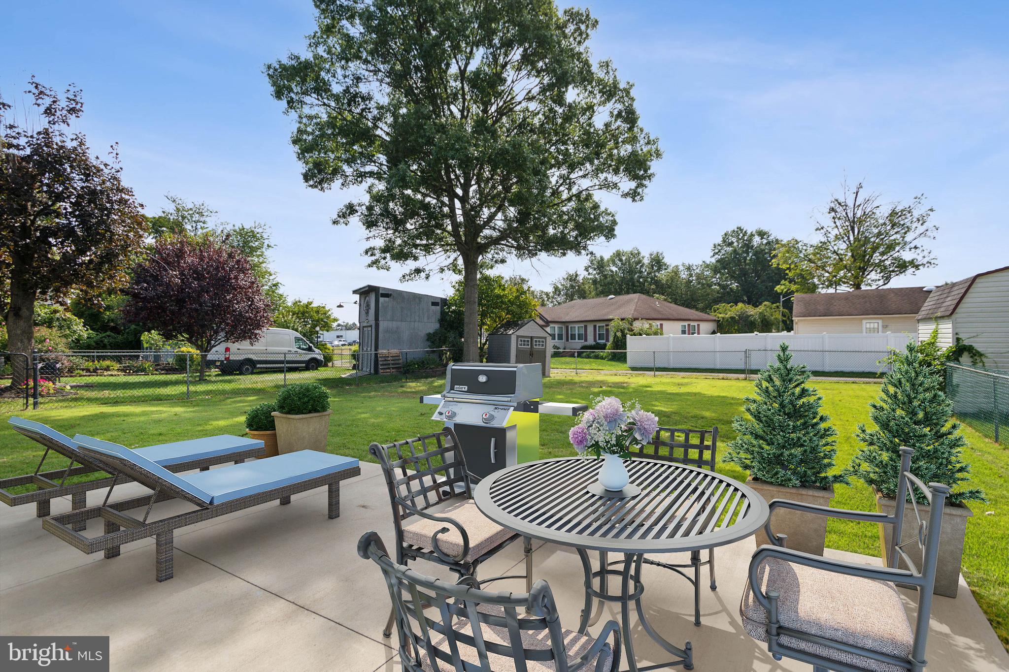 808 Bordentown Road Burlington, NJ 08016 - Photo 11 of 25 Virtual Staged Backyard